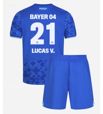 Bayer Leverkusen Lucas Vazquez #21 Dětské Alternativní Dres 2025-26 Krátký Rukáv (+ trenýrky)